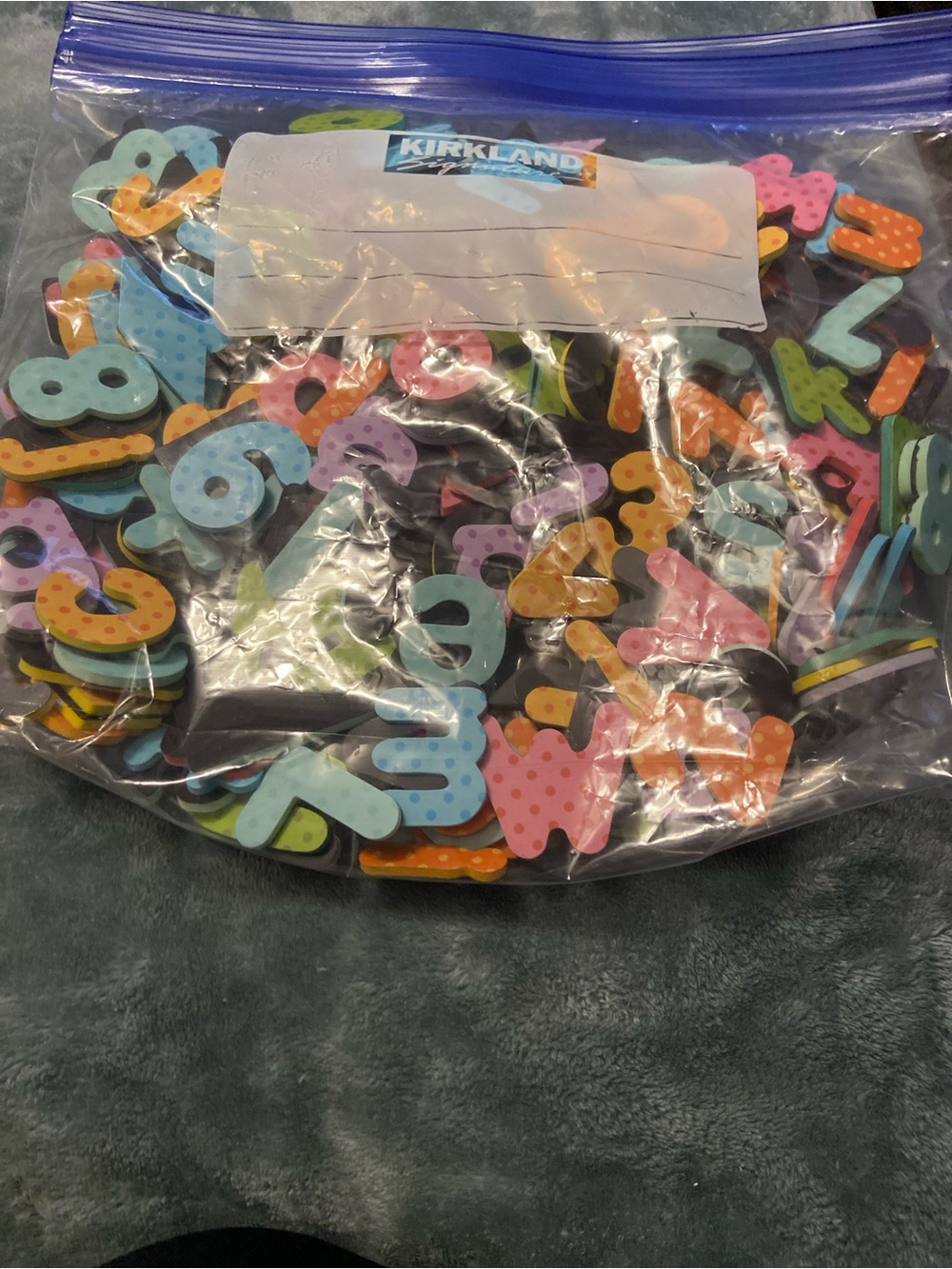 Colorful Foam Letters and Numbers Learning Set - Multicolor - Picture 4 of 4
